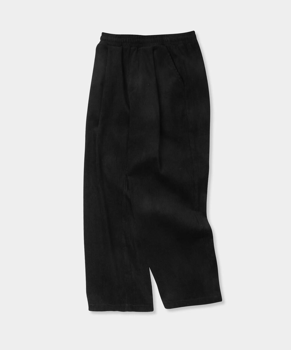 【KOOLOSET】Corduroy Work Banding Pants MUSINSA | AGOD One tuck wide corduroy banding pants [black]