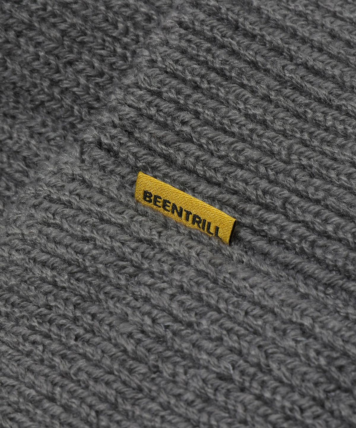빈트릴(BEENTRILL) 해시태그 로고 비니(웜 카키)