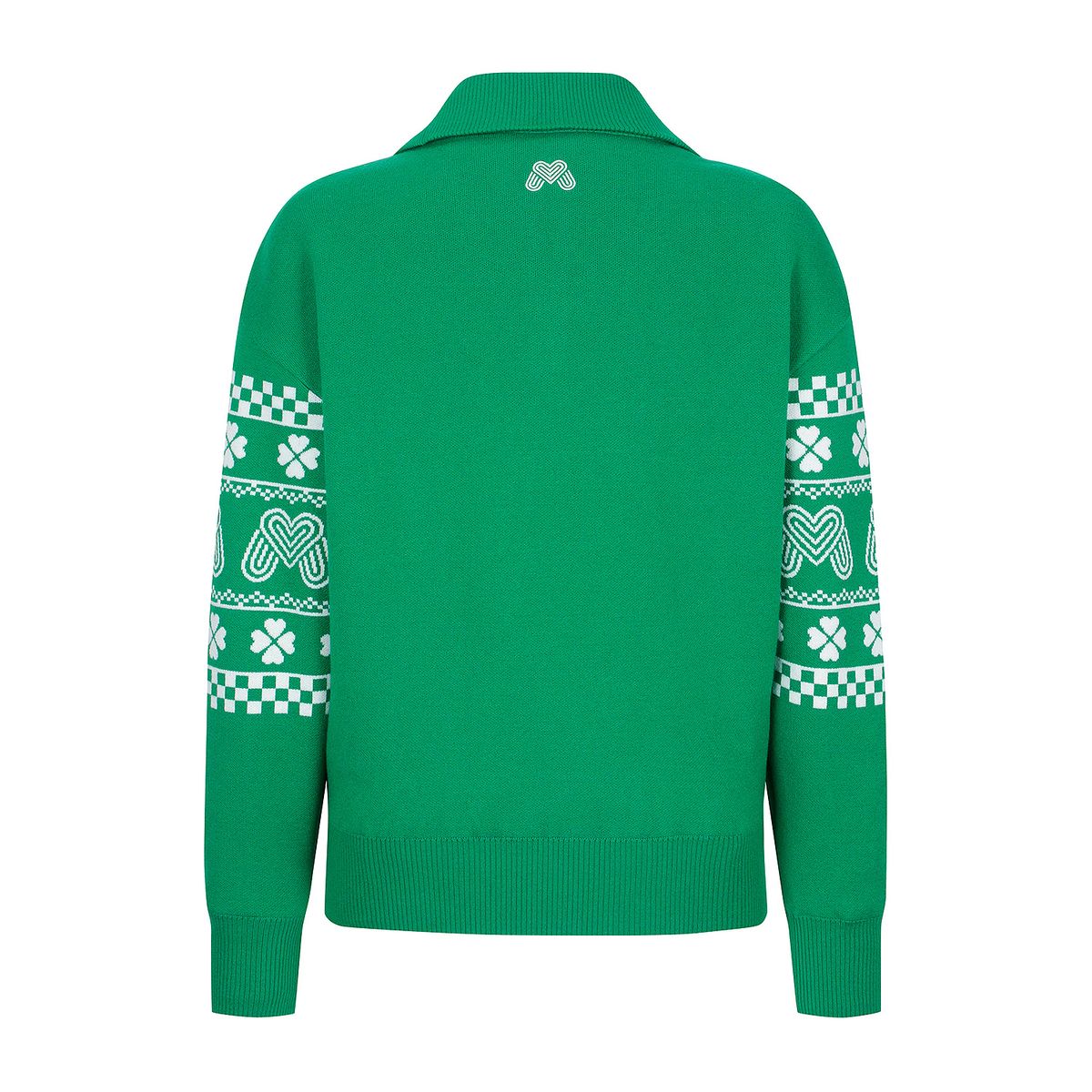 마틴골프(MARTINE GOLF) Clover Half Zip-up Sweater_Green