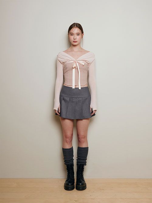 Not your rose  Miu top (Pink) 韓国　トップス MUSINSA公式 | NOT YOUR ROSE ミウトップス（ピンク）