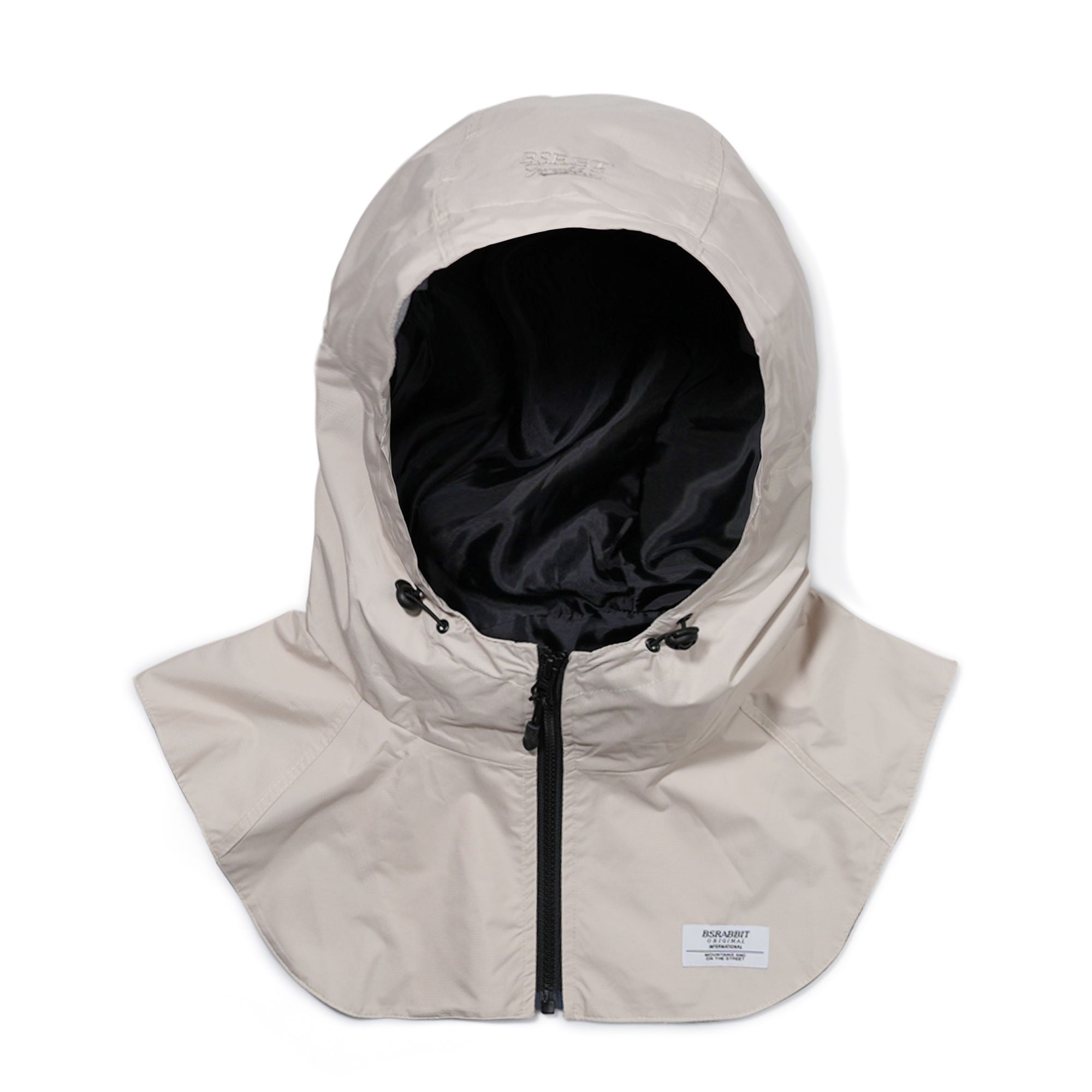 MUSINSA公式 | BSRABBIT Zipper string waterproof hood warmer