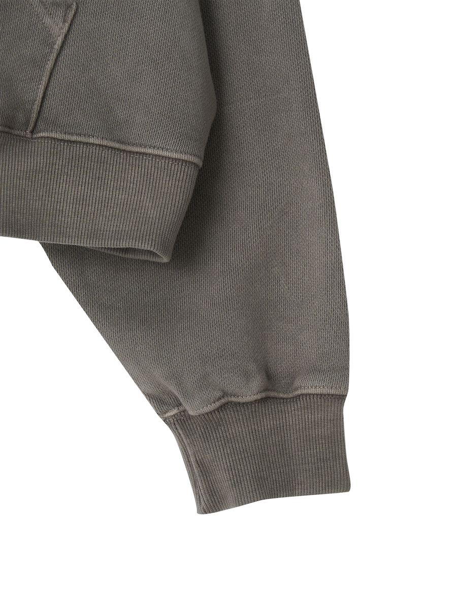 MUSINSA | GLOWNY G CLASSIC WASHED BOXY ZIP UP (GRAY)