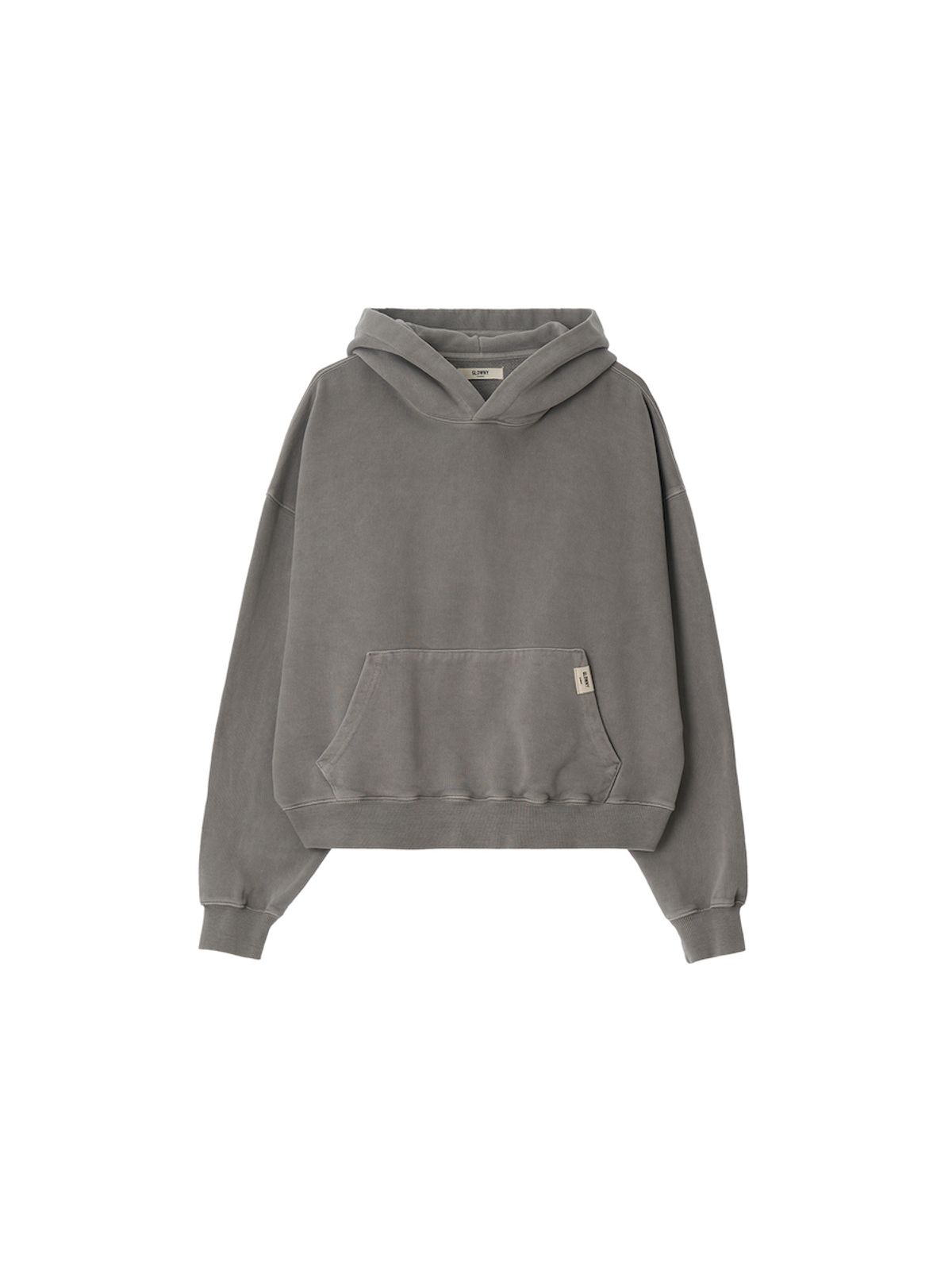 글로니(GLOWNY) G CLASSIC WASHED BOXY HOODIE (GRAY) - 사이즈 & 후기 
