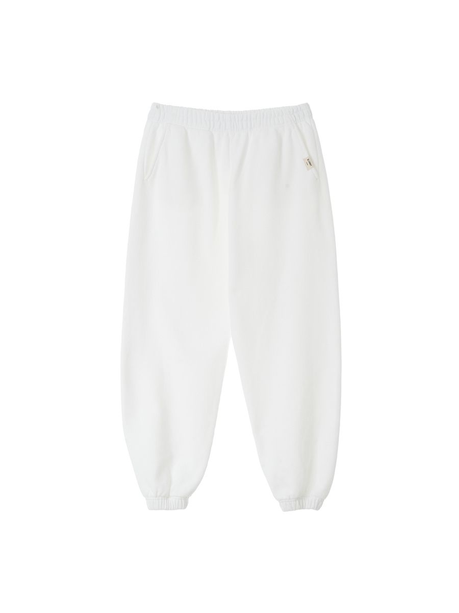 MUSINSA | GLOWNY G CLASSIC WASHED SWEATPANTS (WHITE)