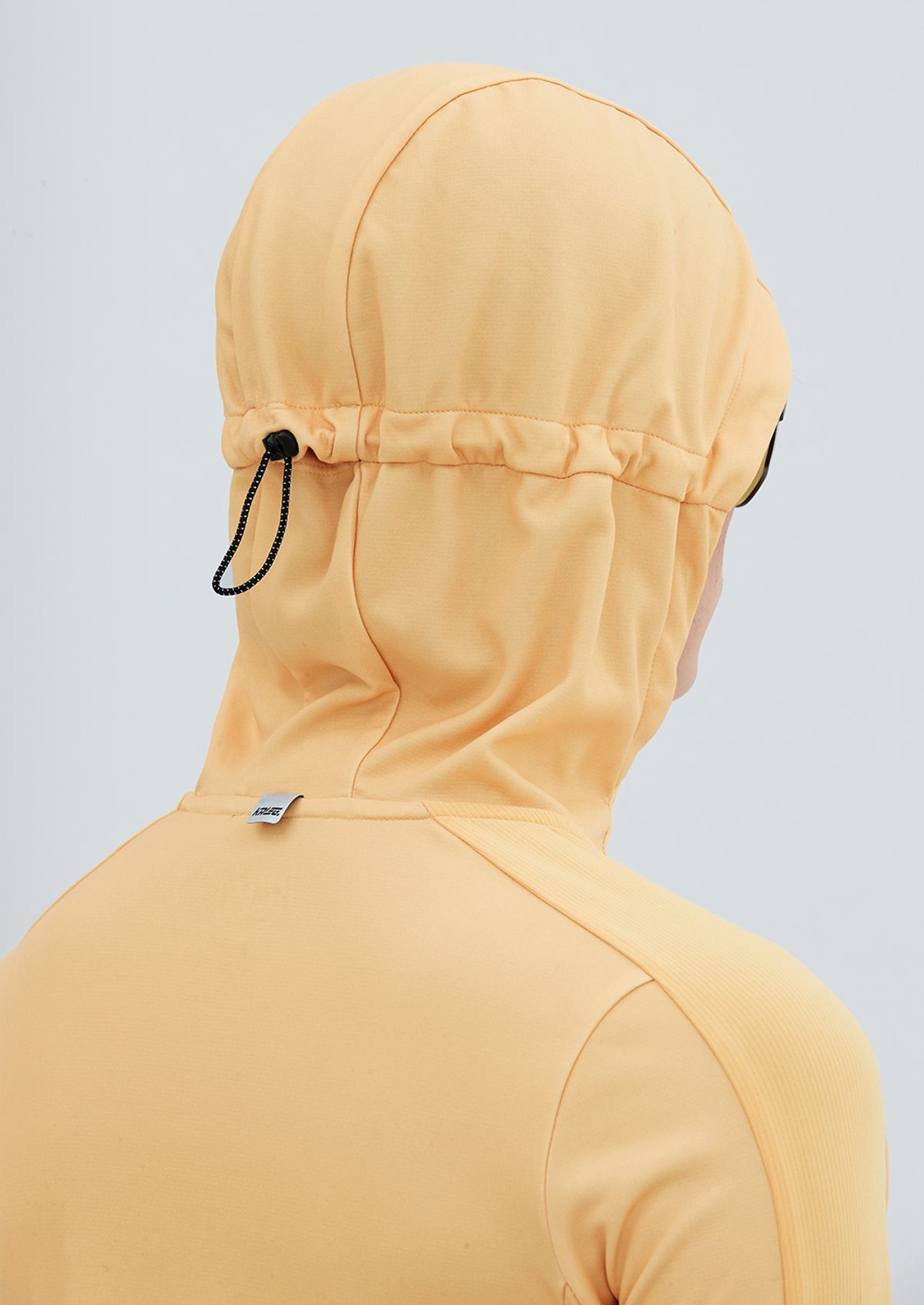 칼렉(KALEG) WOMENS AIR BLADE HALF ZIP T SHIRTS (ATHLETIC) SOFT ORANGE