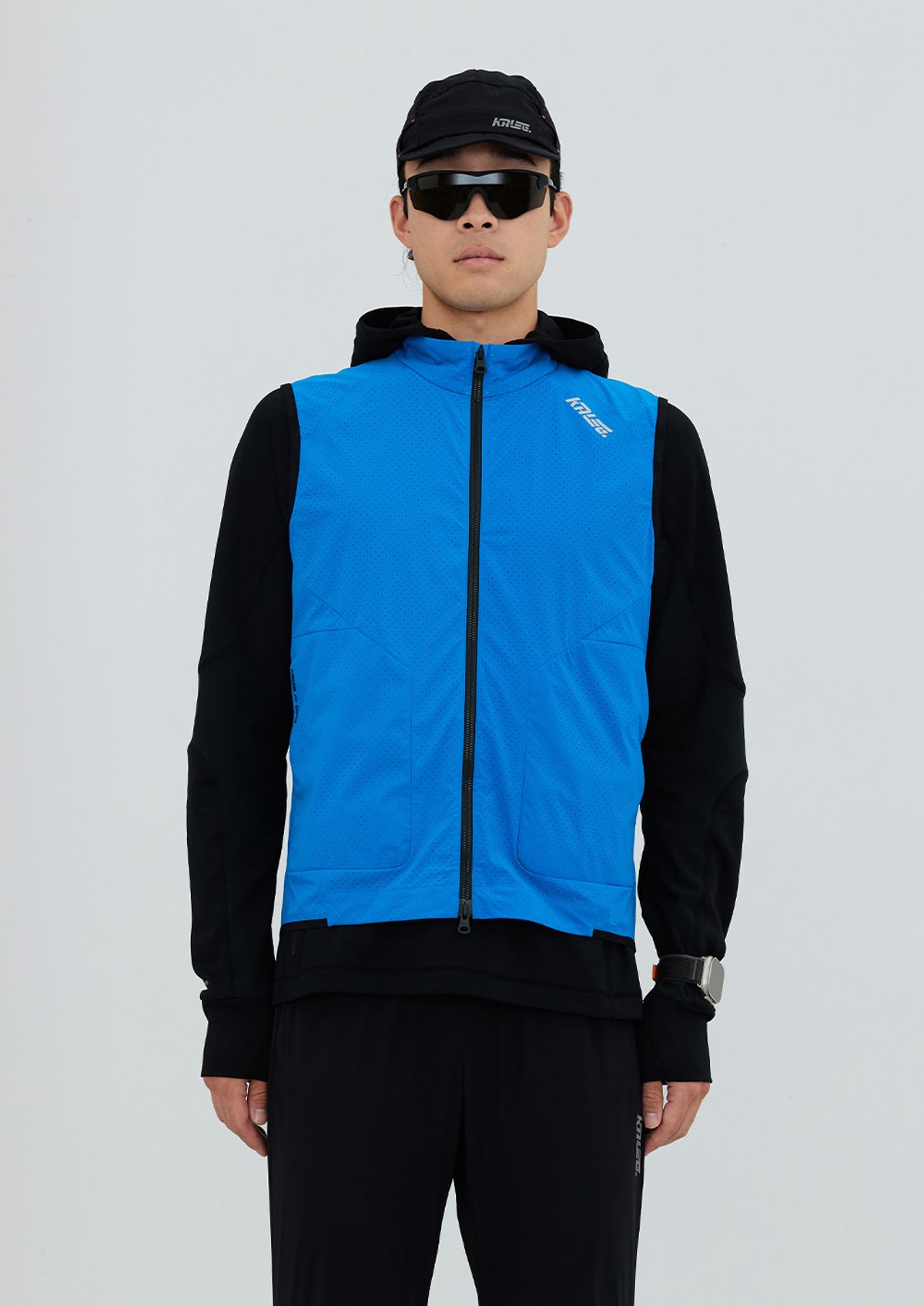 칼렉(KALEG) MENS AIR BLADE GILET (ATHLETIC) BLUE