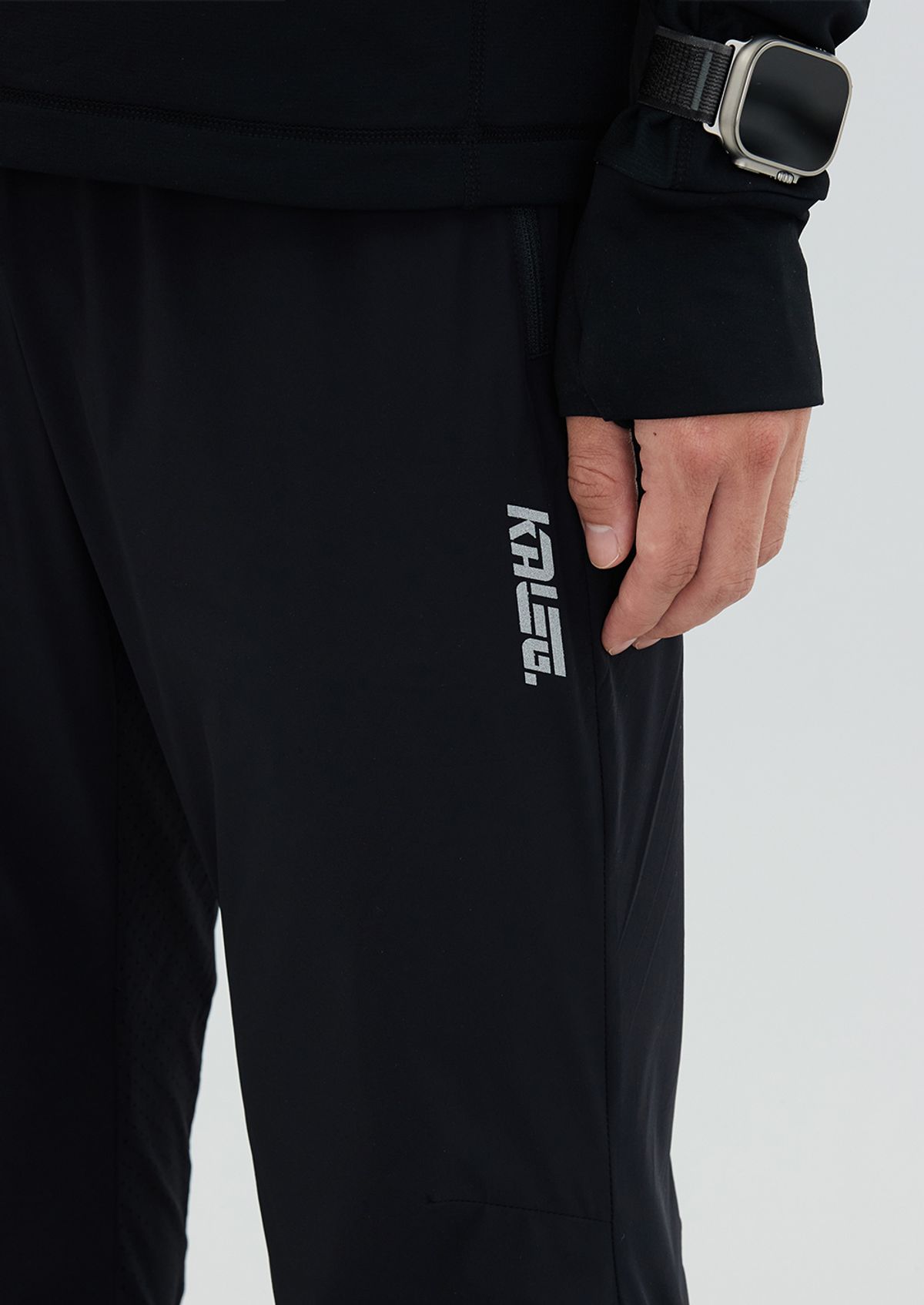 칼렉(KALEG) MENS AIR BLADE RUNNING PANTS BLACK