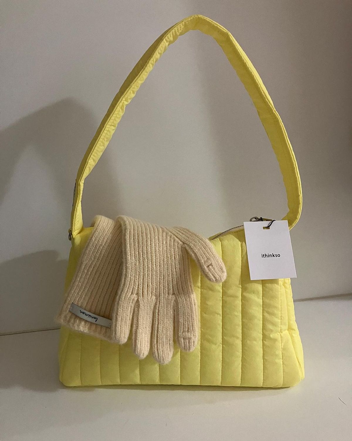 아이띵소(ITHINKSO) COZY NEAT BAG _ PUFFY 코지 니트백 _ 퍼피