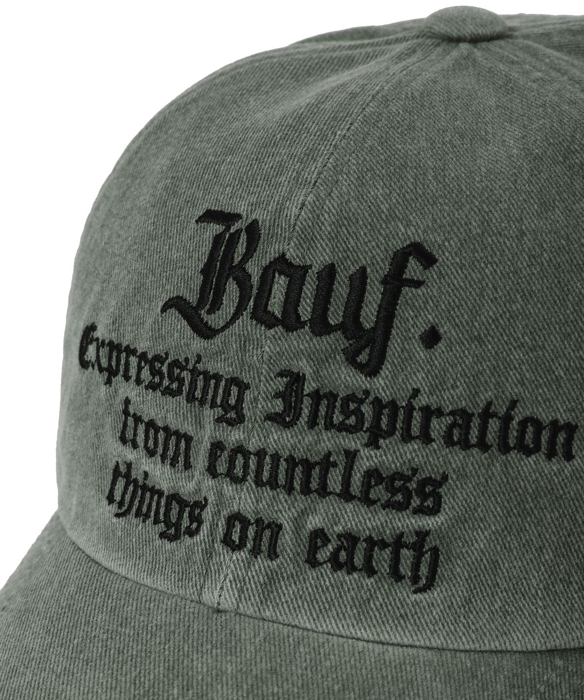 바우프(BAUF) B 빈티지 워싱 볼캡 [워시드 카키]