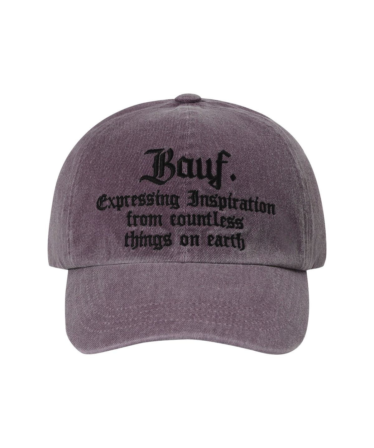 바우프(BAUF) B 빈티지 워싱 볼캡 [워시드 퍼플]