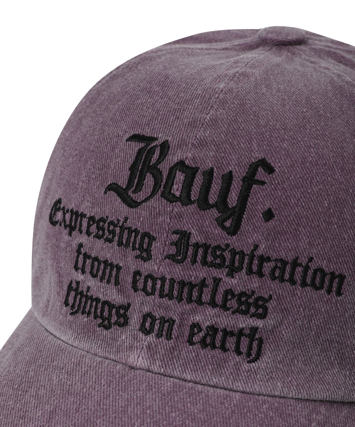 바우프(BAUF) B 빈티지 워싱 볼캡 [워시드 퍼플]