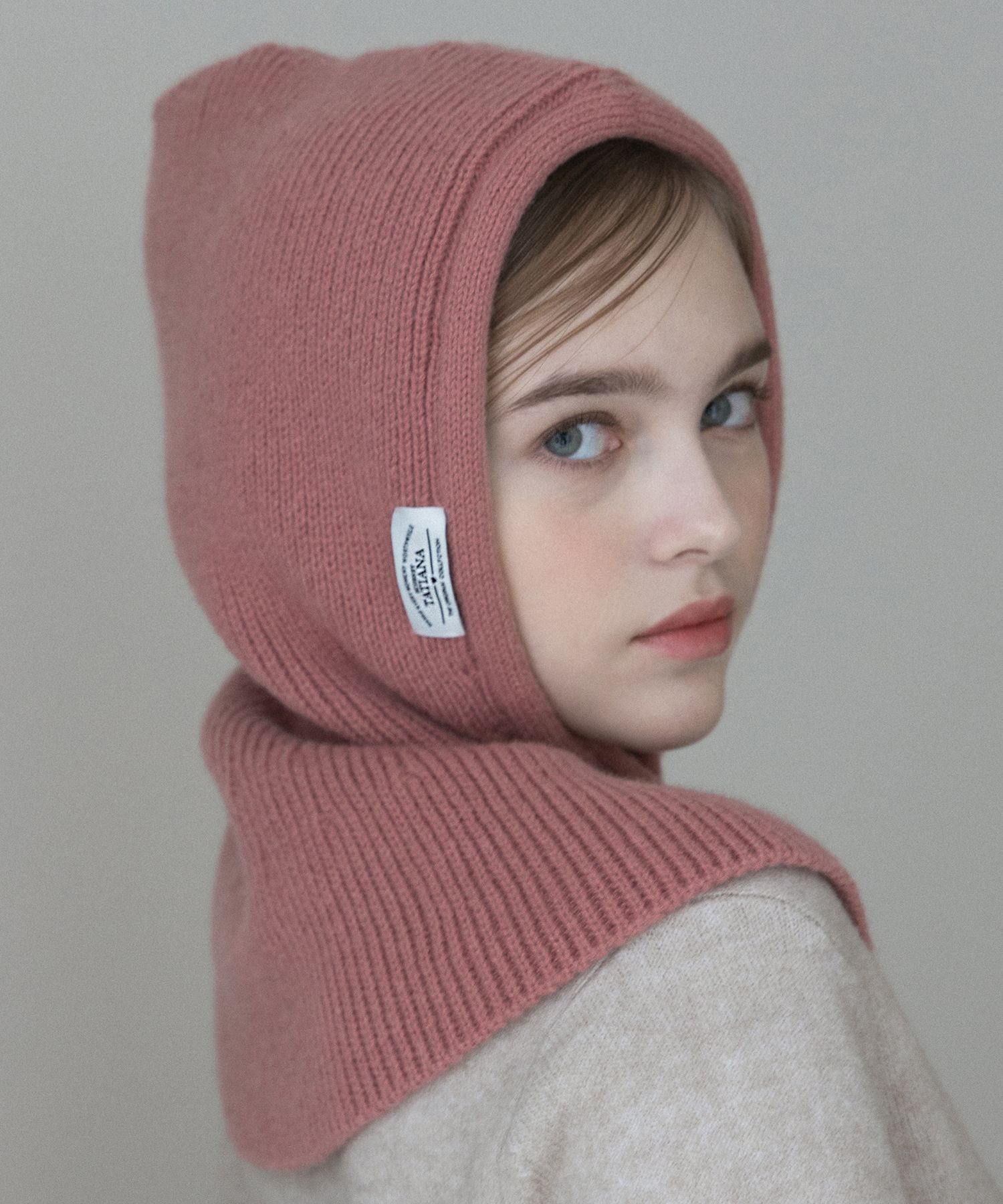 【TATIANA】Plain Knit Hoodie Balaclava バラクラバ (BA8021) MUSINSA | TATIANA Plain Knit Hoodie Baraklava BA80215 Colors
