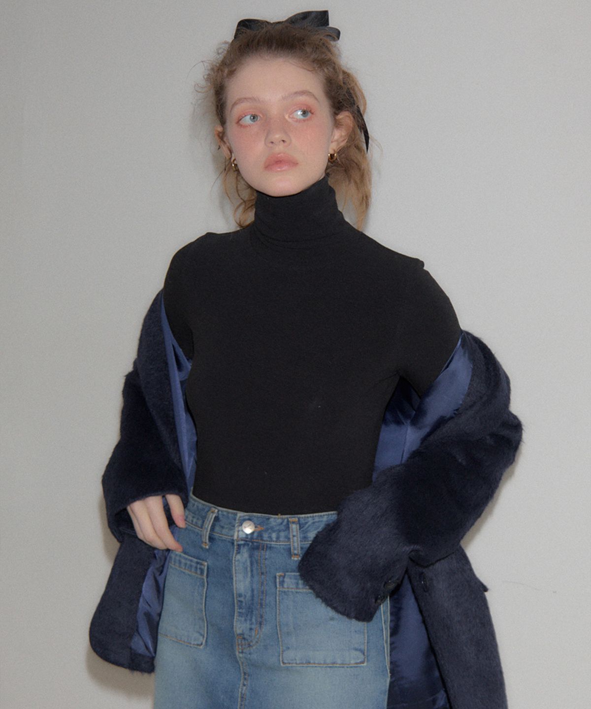 살롱 드 욘(SALON DE YOHN) Basic Turtleneck T_ 5 Colors