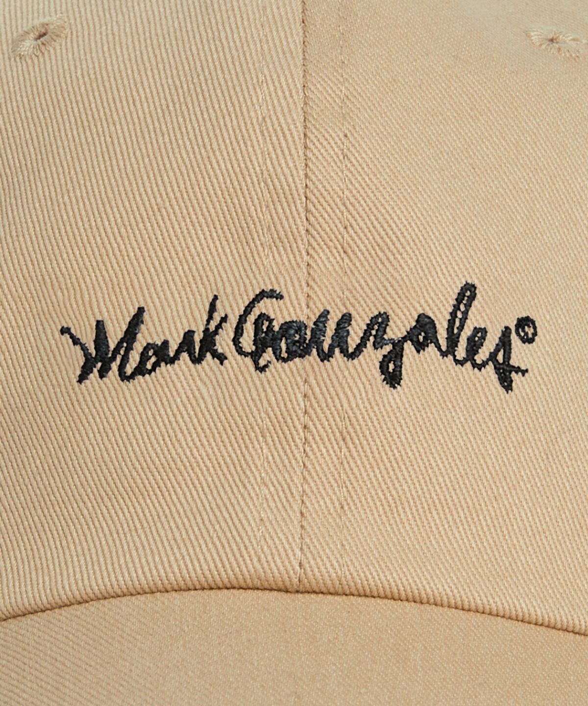 마크곤잘레스(MARK GONZALES) 사인로고 베이직 볼캡 - BEIGE