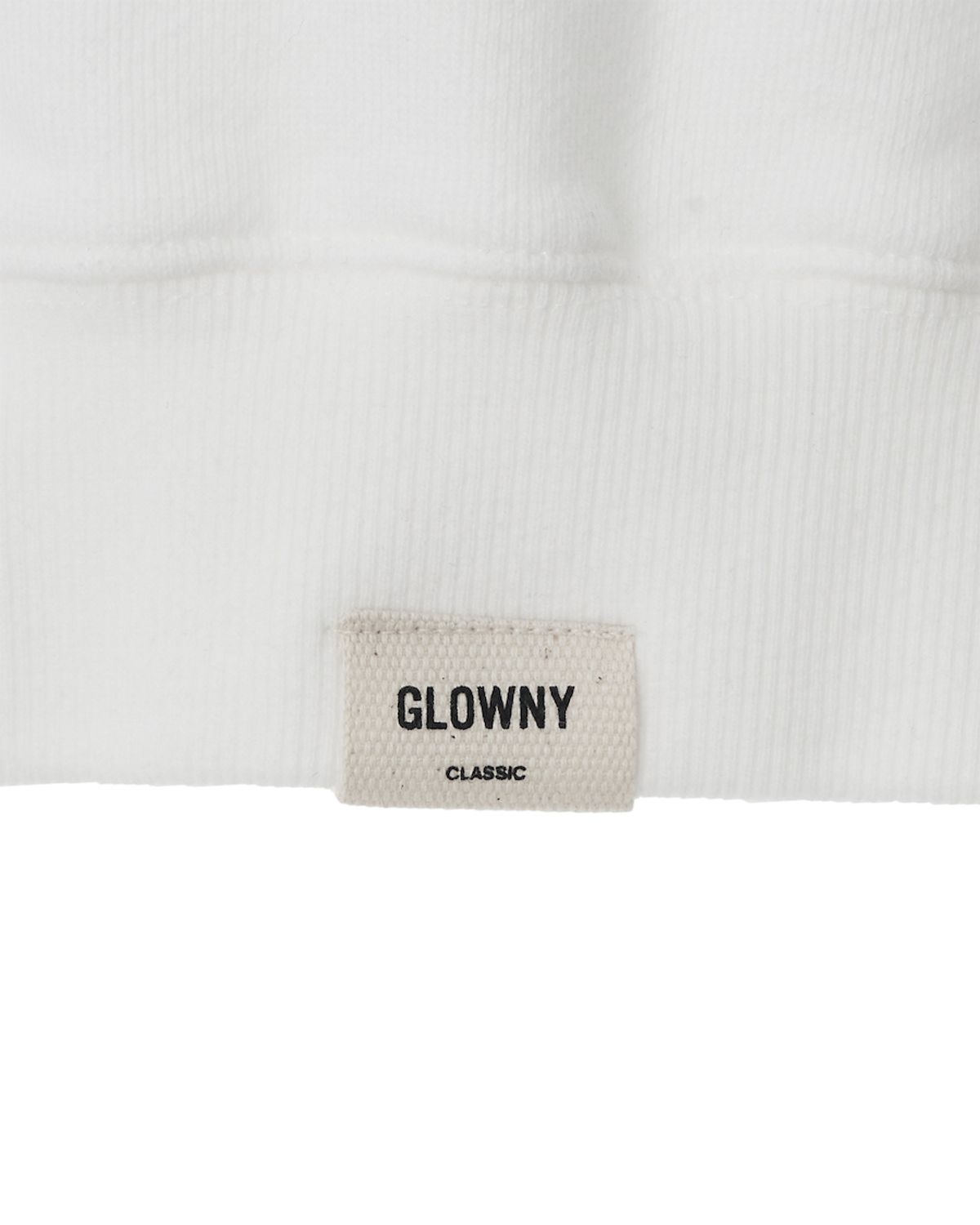 글로니(GLOWNY) G CLASSIC WASHED SWEATSHIRTS (WHITE)