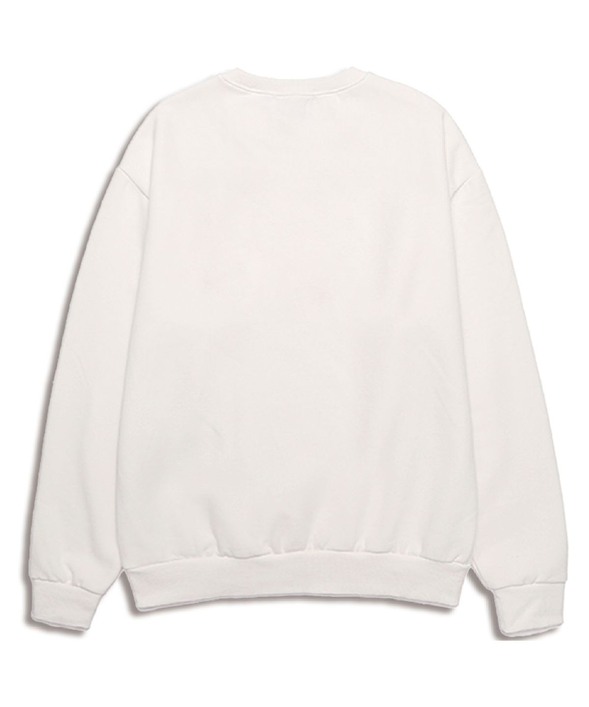 우즈(OUSE) 글리터 플라워 프린트 맨투맨 (DPLTS007) WHITE/RED