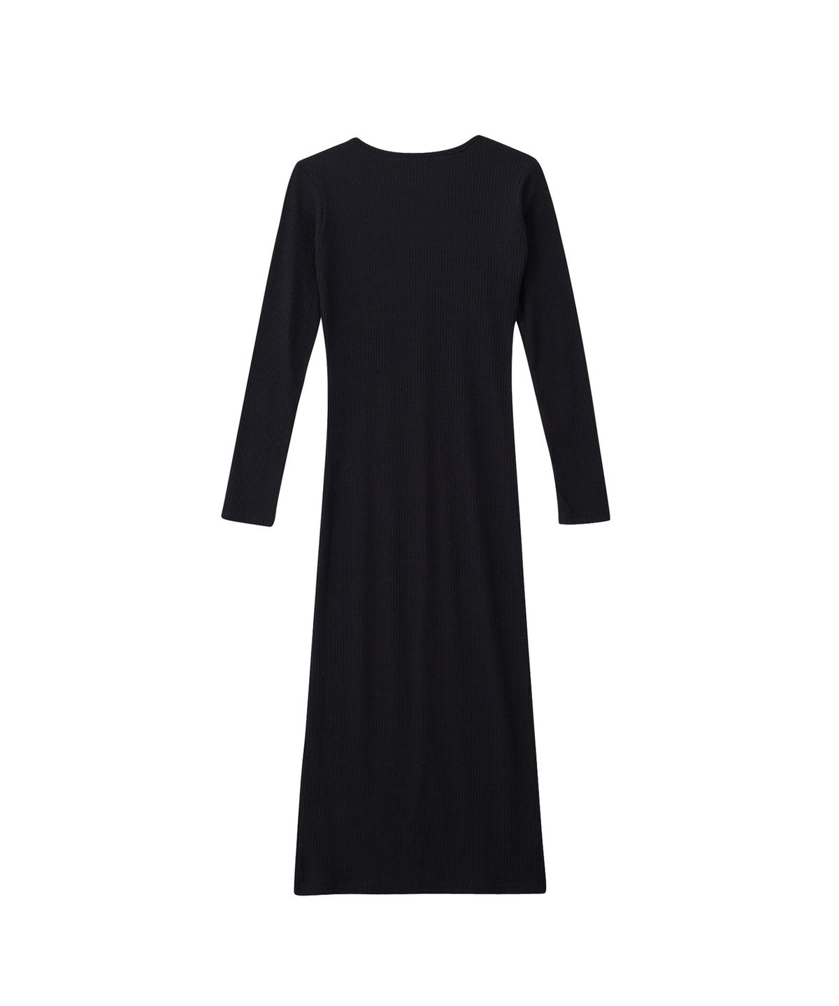 살롱 드 욘(SALON DE YOHN) Line Point Basic Jersey Dress_ Black