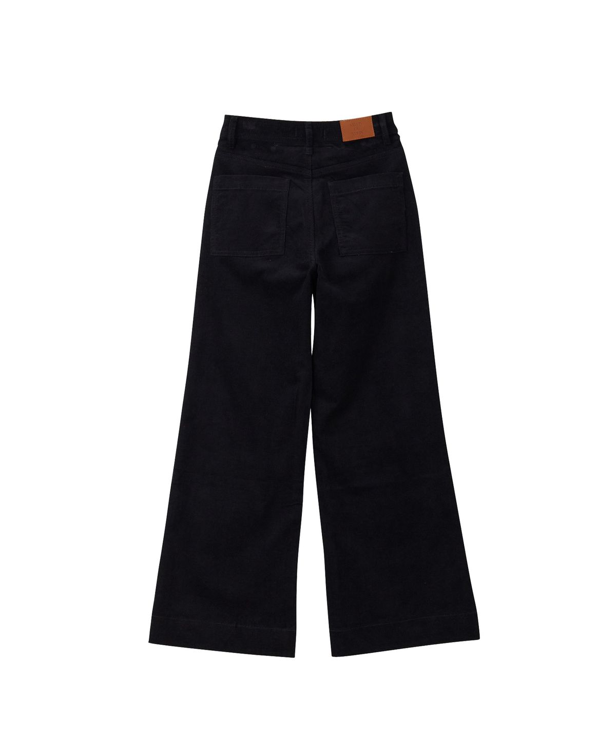 살롱 드 욘(SALON DE YOHN) Corduroy Wide Pants_ Black
