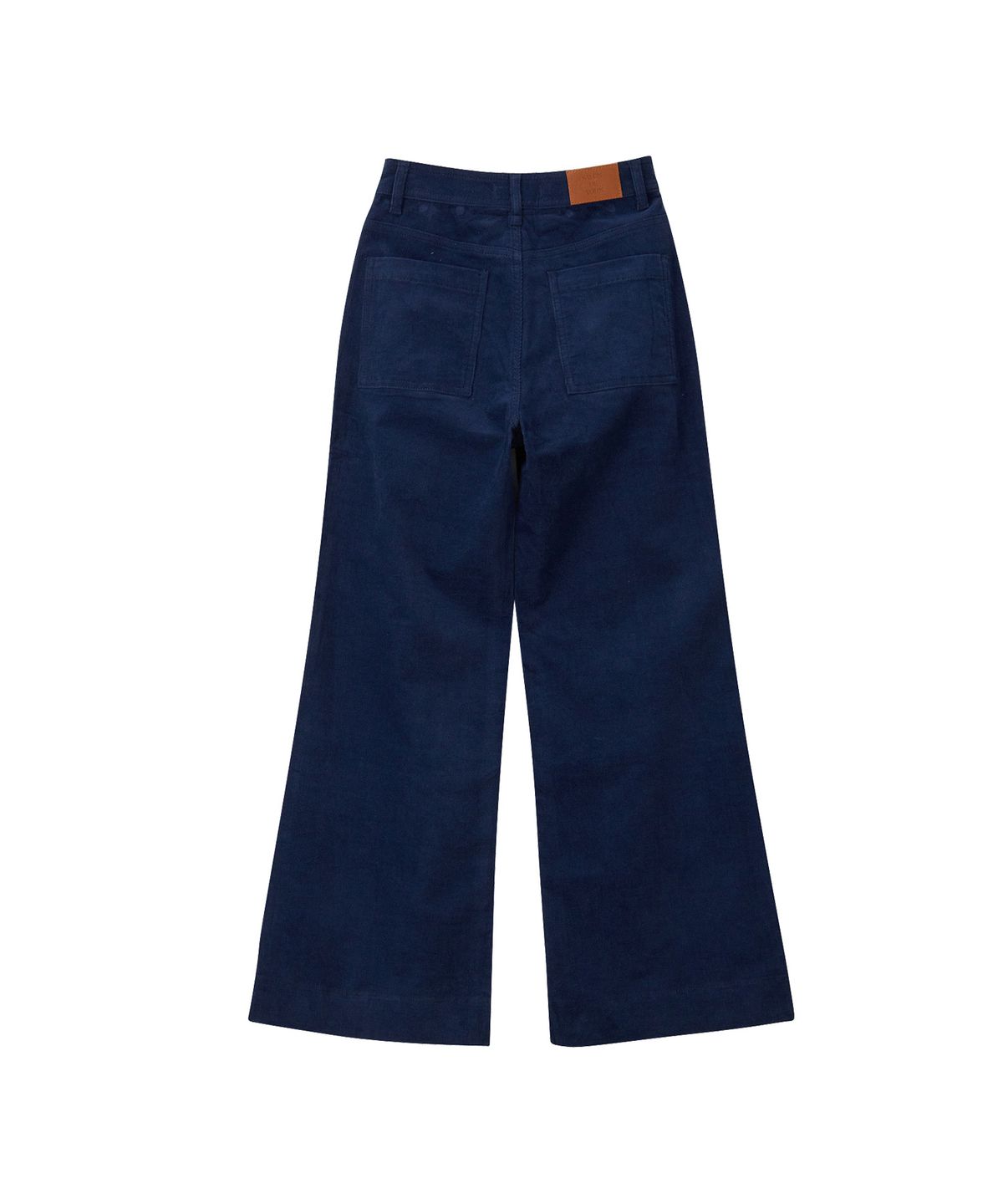 살롱 드 욘(SALON DE YOHN) Corduroy Wide Pants_ Deep Blue