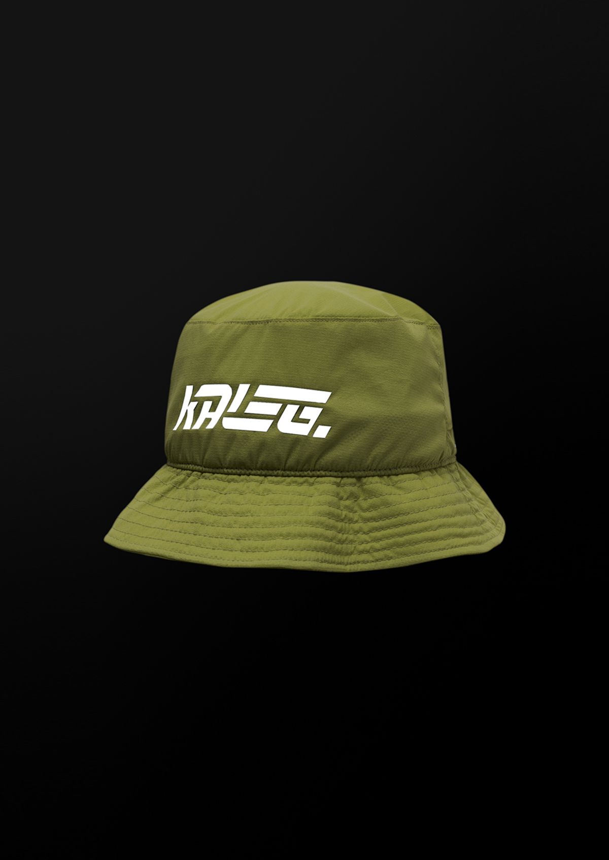 칼렉(KALEG) UNISEX WARM UP RUNNING BUCKET HAT YELLOW GREEN