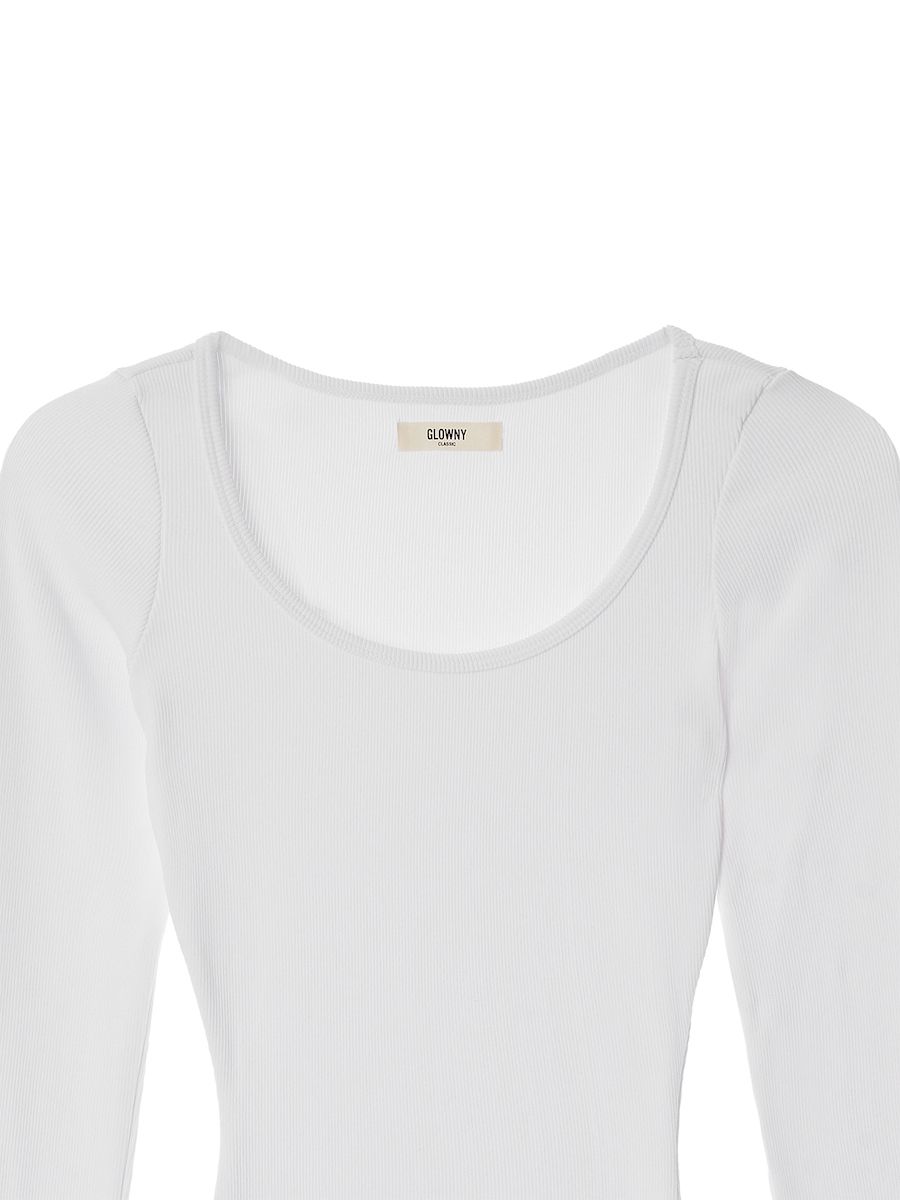 ★GLOWNY★G CLASSIC RIB MINI DRESS (WHITE)★正規品/直送料込 MUSINSA公式 | GLOWNY G CLASSIC RIB MINI DRESS (WHITE)