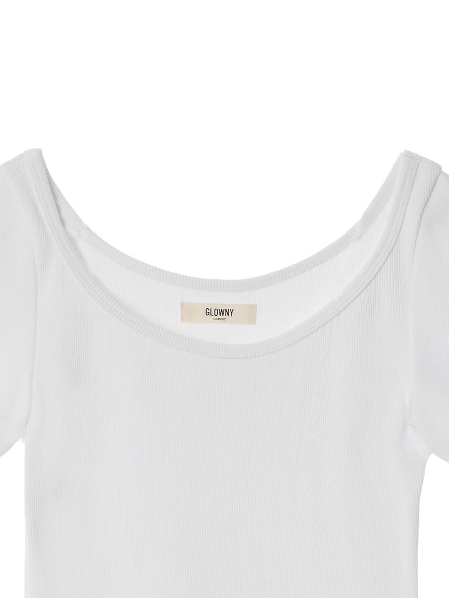 ★GLOWNY★ G CLASSIC RIB TEE WHITE MUSINSA | GLOWNY G CLASSIC RIB TEE (WHITE)