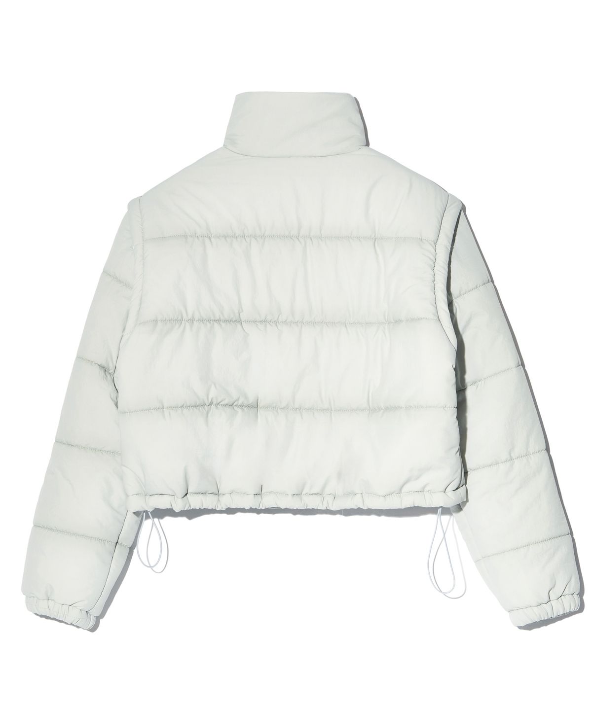 피스메이커(PIECE MAKER) RIBBON 2WAY PADDED JACKET (GREY)