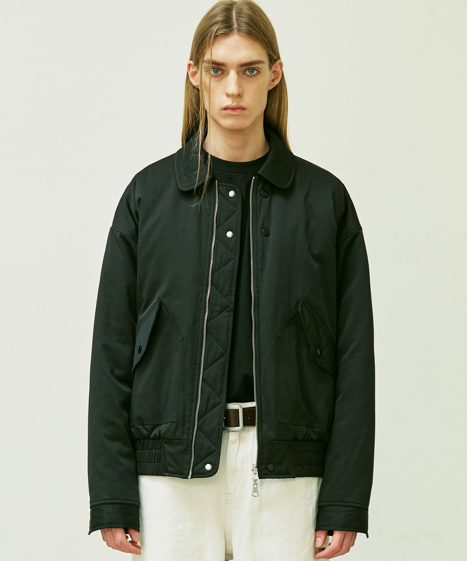 MUSINSA | KND Reversible CWU-45P Flight Bomber Jacket Black