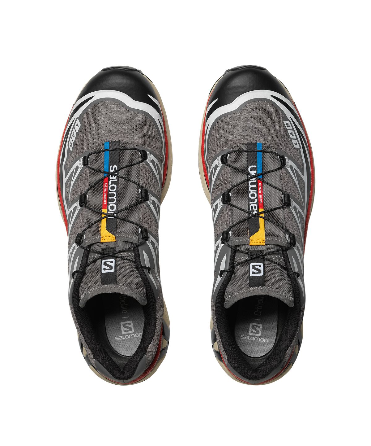 살로몬(SALOMON) XT-6 - 퓨터:블랙:오로라 레드 / L47293200