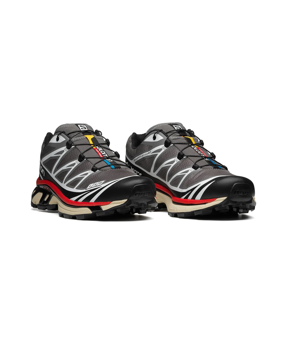 살로몬(SALOMON) XT-6 - 퓨터:블랙:오로라 레드 / L47293200