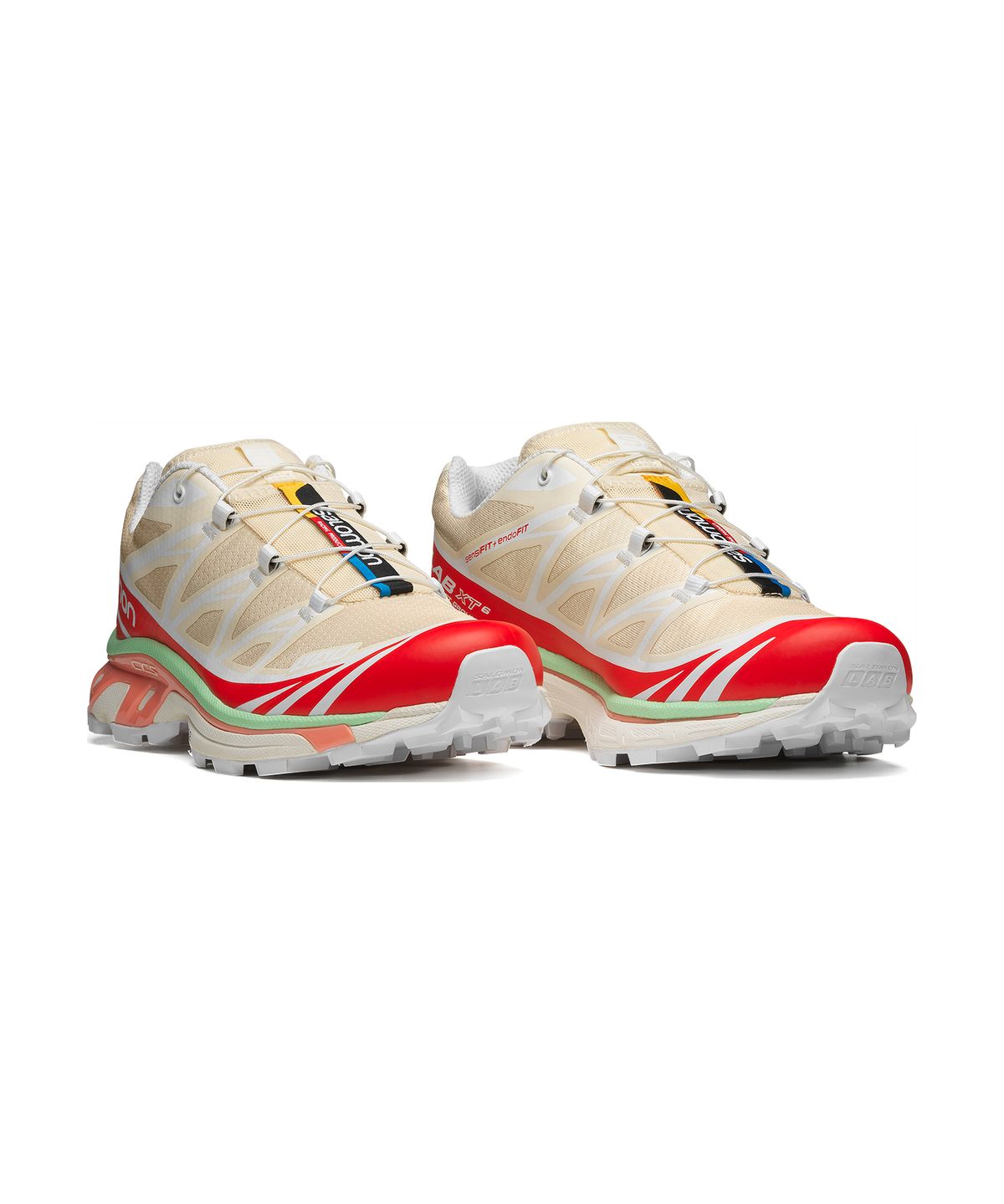 살로몬(SALOMON) XT-6 - 숏브레드:포피 레드:그린 애쉬 / L47293300