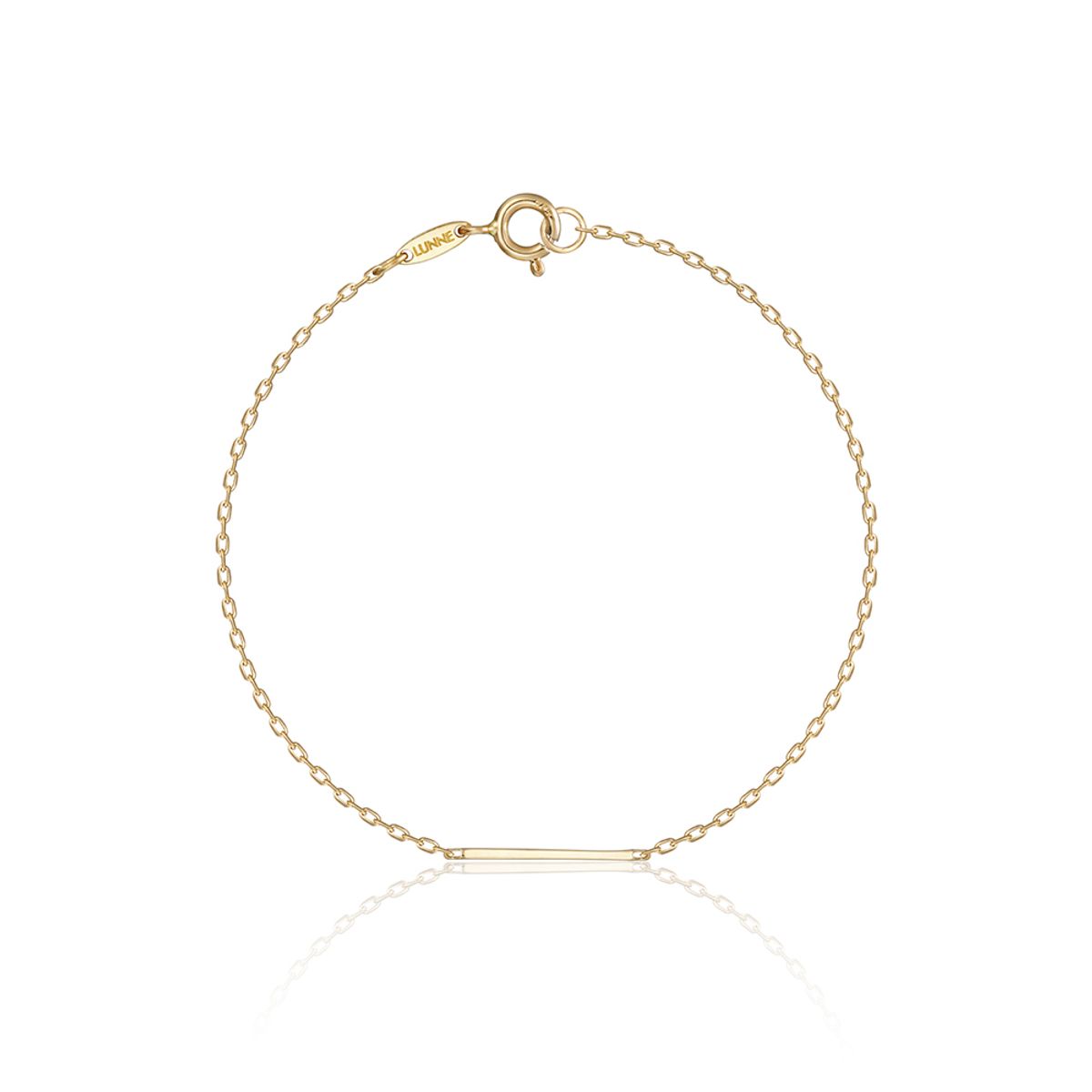룬느(LUNNE) 14k 바게트 스틱 바 팔찌 (14k골드) #LCB01