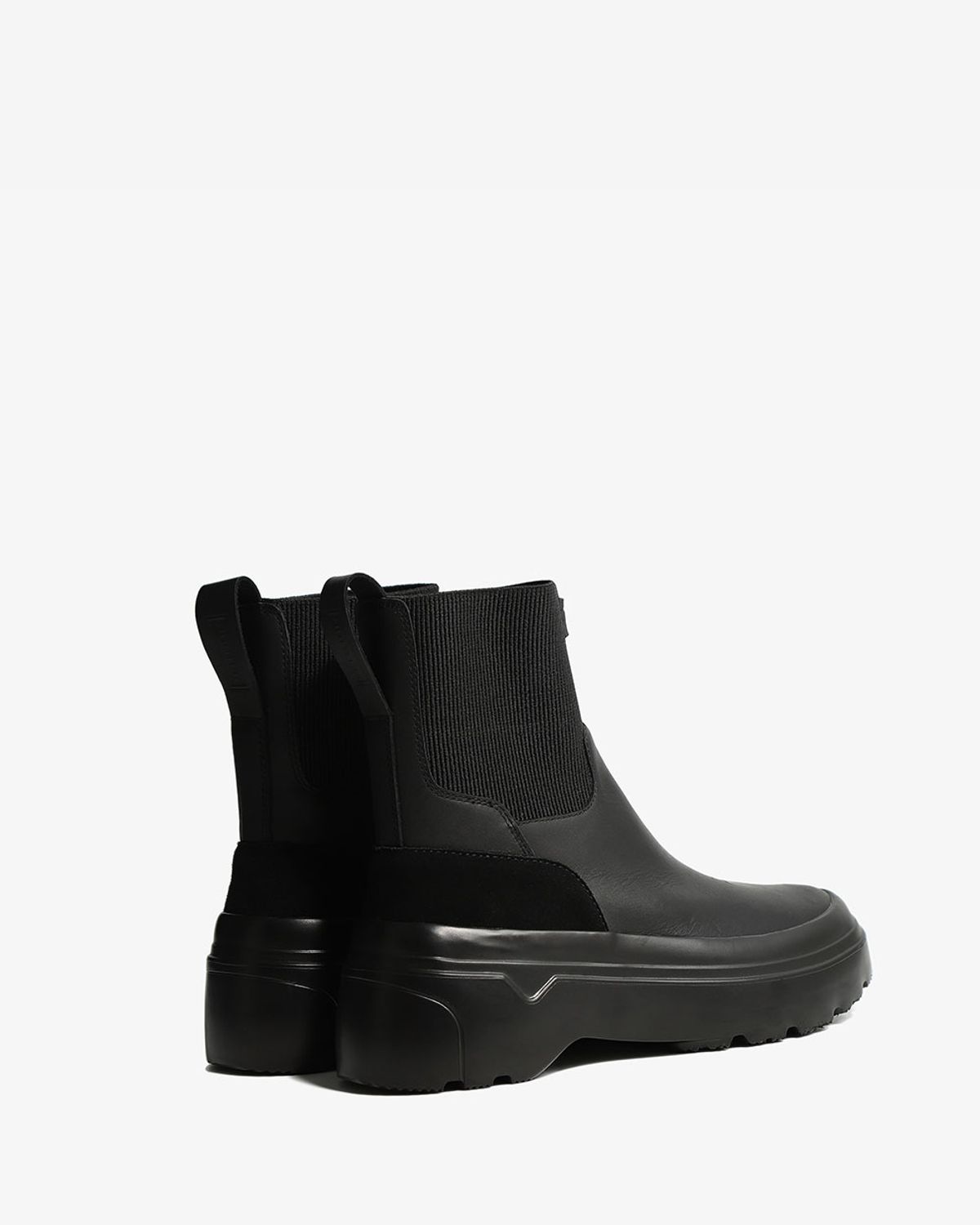 헌터(HUNTER) [UNISEX] 익스플로러 첼시 플랫폼 부츠 - 블랙 WFS1000LPYBLK