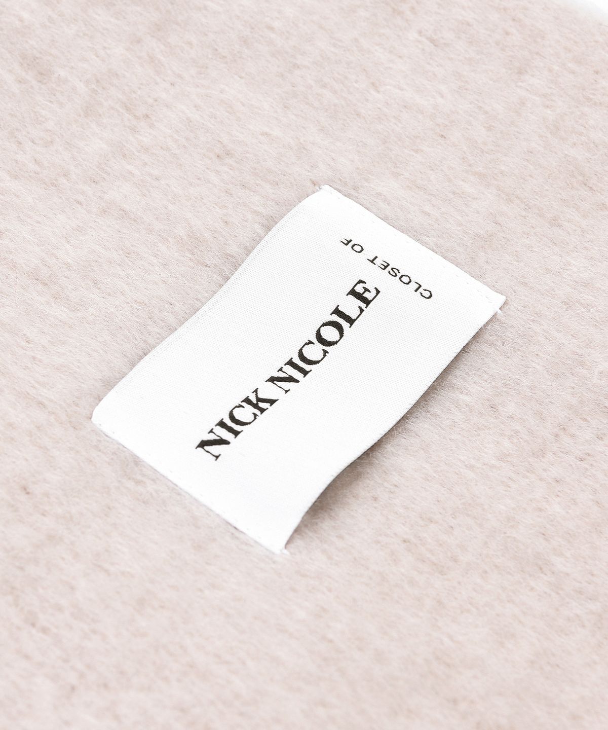 닉앤니콜(NICK&NICOLE) PREMIUM BOLD SOFT MUFFLER_LIGHT PINK