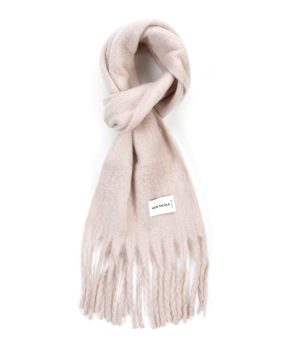닉앤니콜(NICK&NICOLE) PREMIUM BOLD SOFT MUFFLER_LIGHT PINK