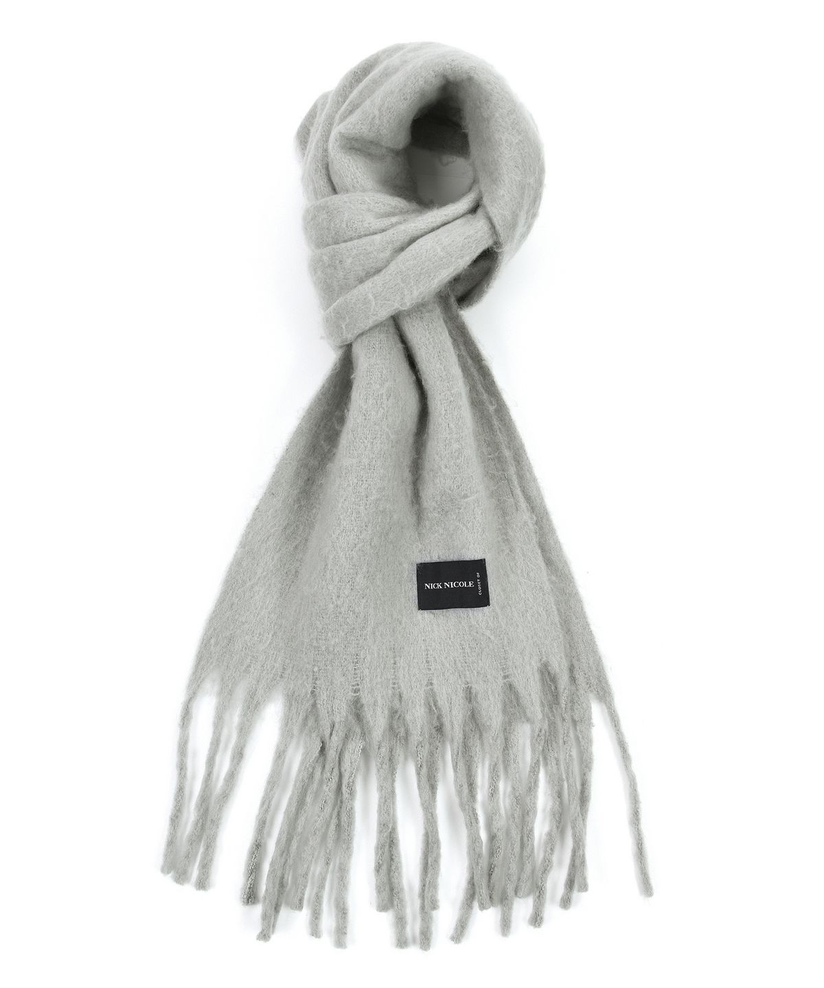 닉앤니콜(NICK&NICOLE) PREMIUM BOLD SOFT MUFFLER_GRAY
