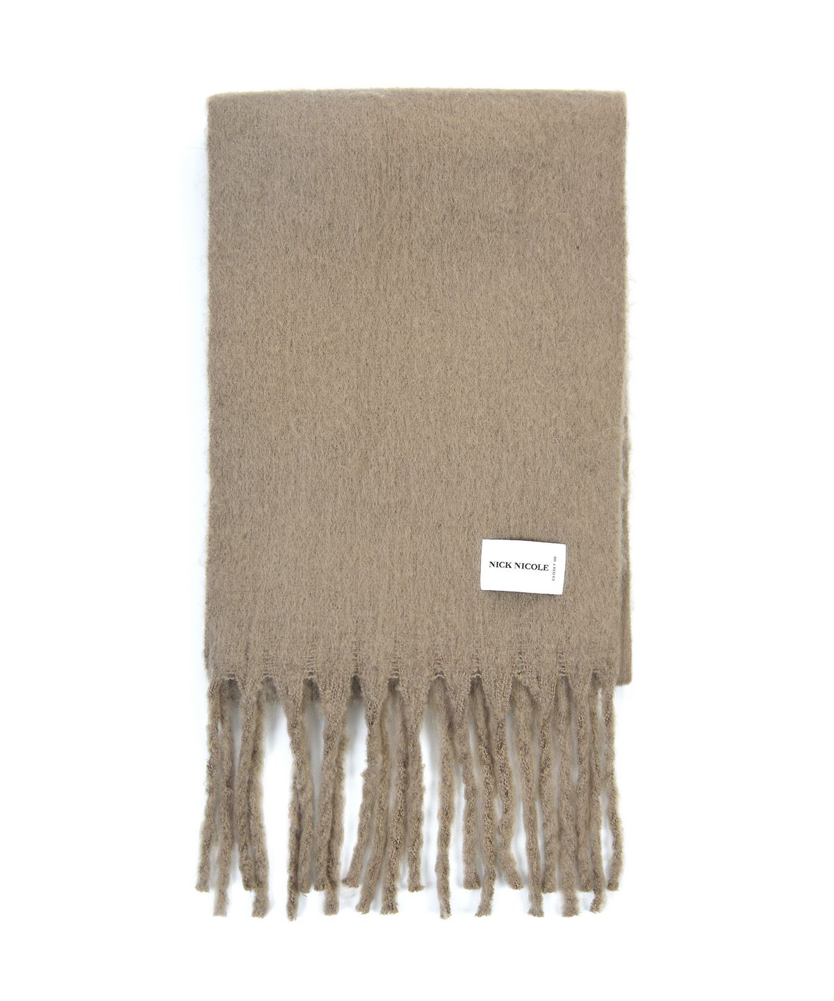닉앤니콜(NICK&NICOLE) PREMIUM BOLD SOFT MUFFLER_BROWN