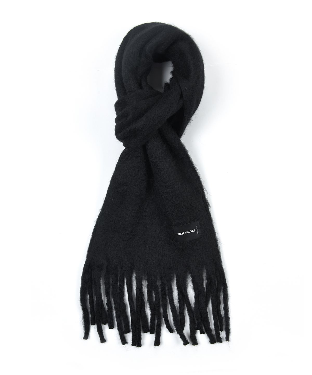 닉앤니콜(NICK&NICOLE) PREMIUM BOLD SOFT MUFFLER_BLACK