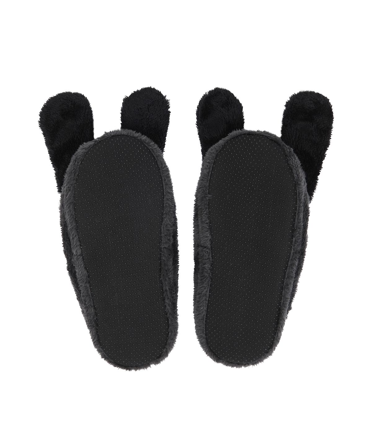 러브이즈트루(LUVISTRUE) XM FUZZY DOG ROOM SHOES(CHARCOAL)