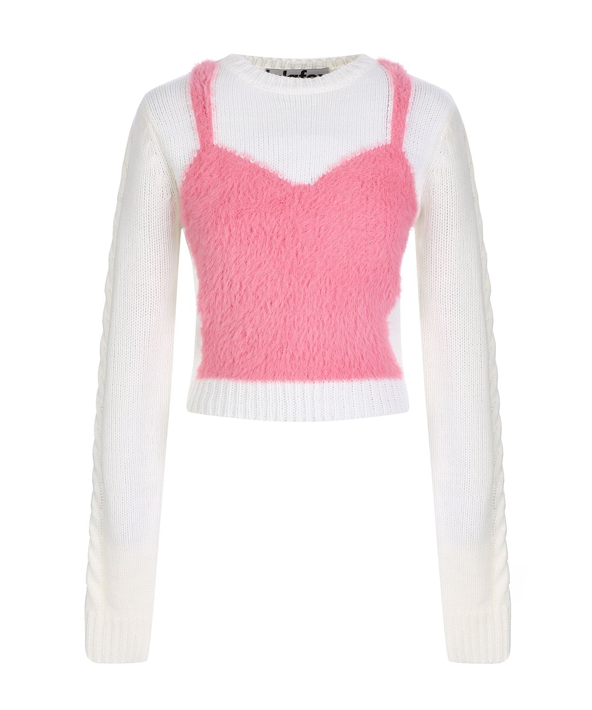 라라폭스(LALAFOX) BUSTIER KNIT IVORY BP4KL005