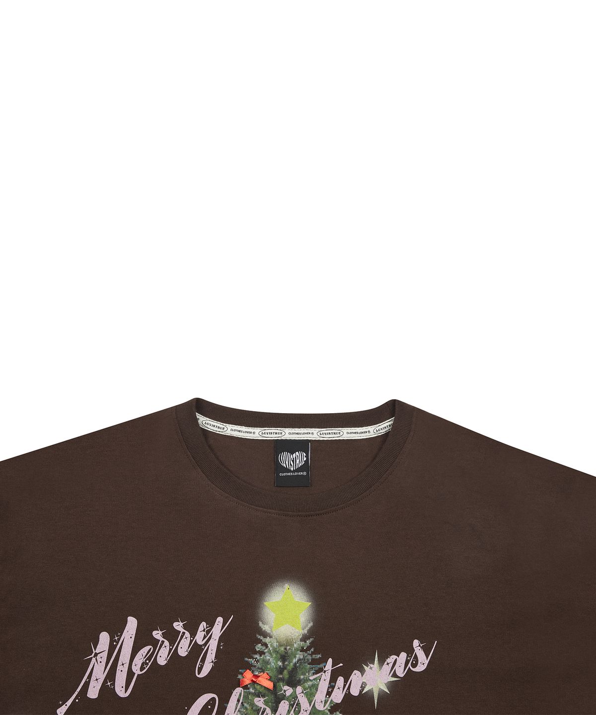 러브이즈트루(LUVISTRUE) XM TREE TEE(BROWN)