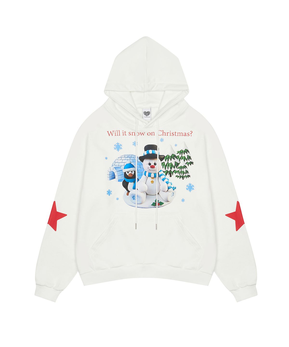 러브이즈트루(LUVISTRUE) XM WINTERLAND HOODIE(WHITE)