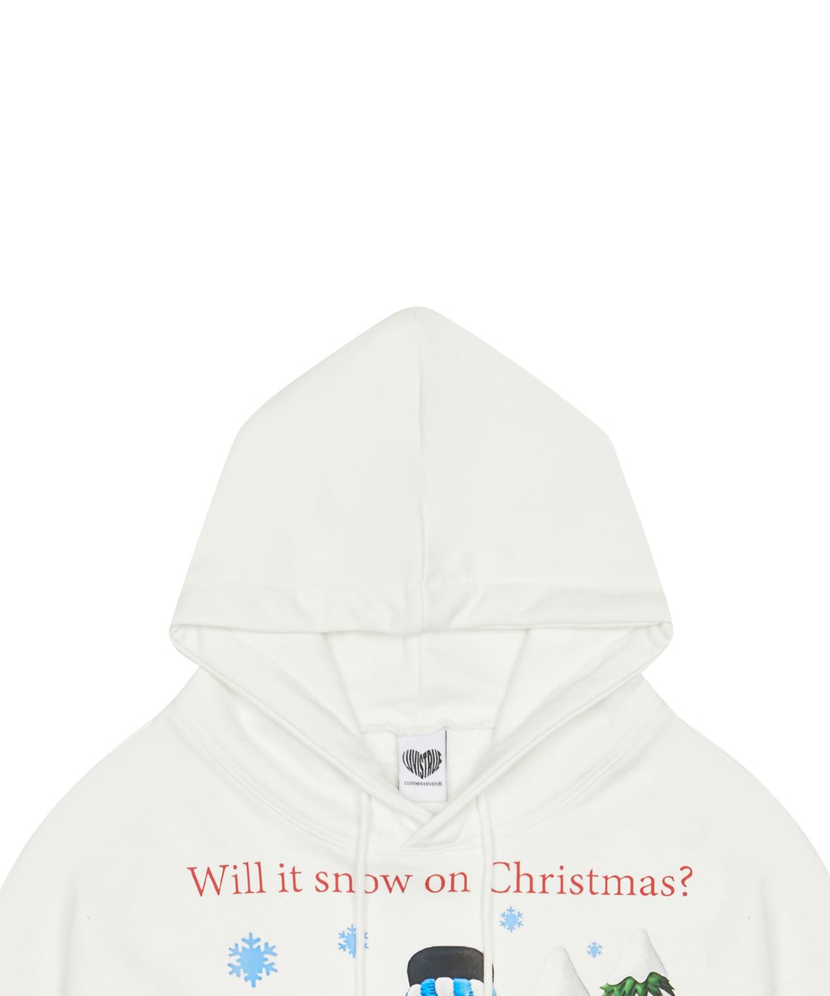 러브이즈트루(LUVISTRUE) XM WINTERLAND HOODIE(WHITE)