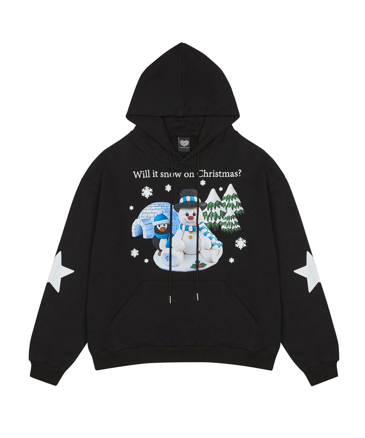 러브이즈트루(LUVISTRUE) XM WINTERLAND HOODIE(BLACK)