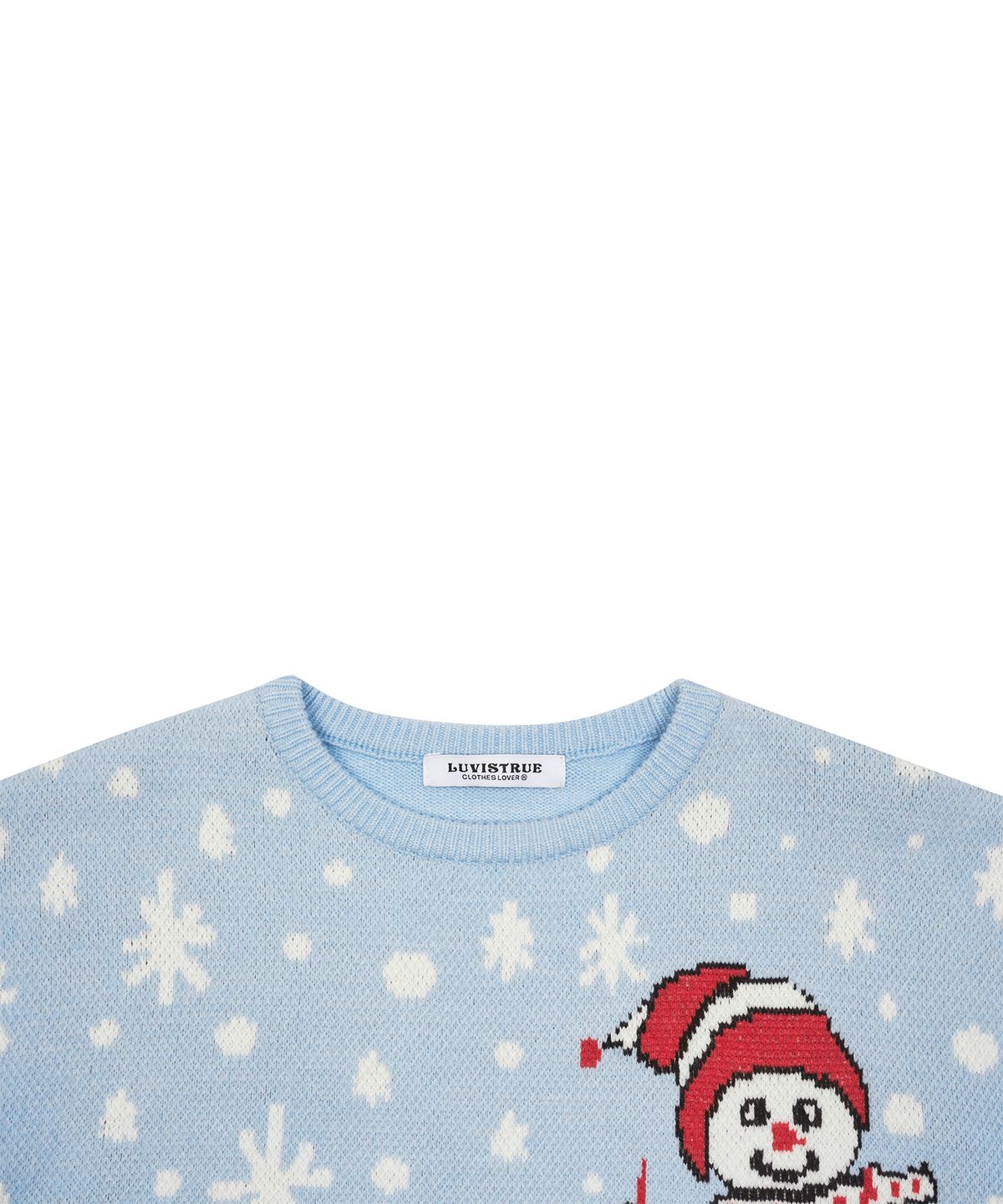 러브이즈트루(LUVISTRUE) XM LETS GO SKIING KNIT(SKY BLUE)