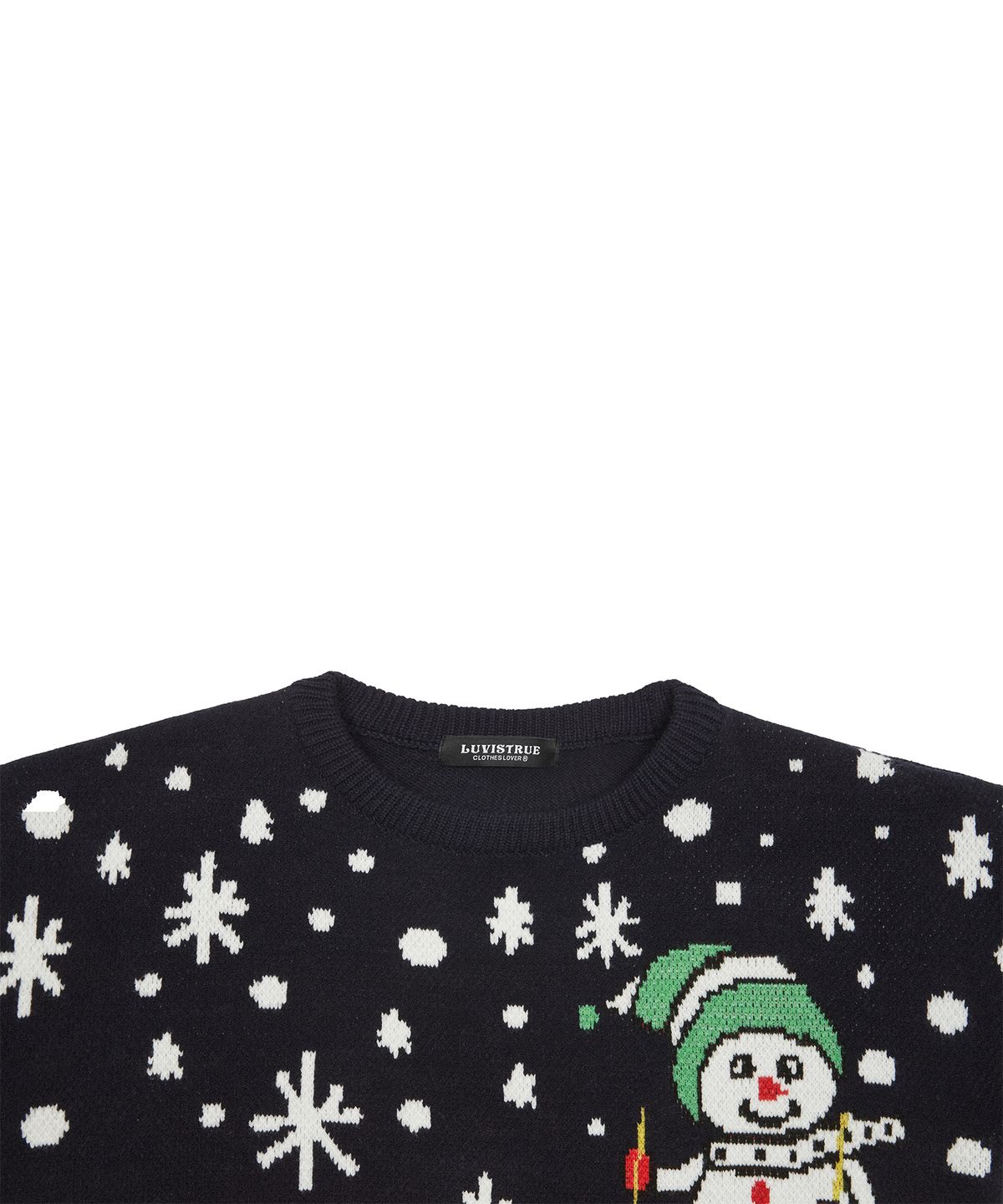 러브이즈트루(LUVISTRUE) XM LETS GO SKIING KNIT(NAVY)