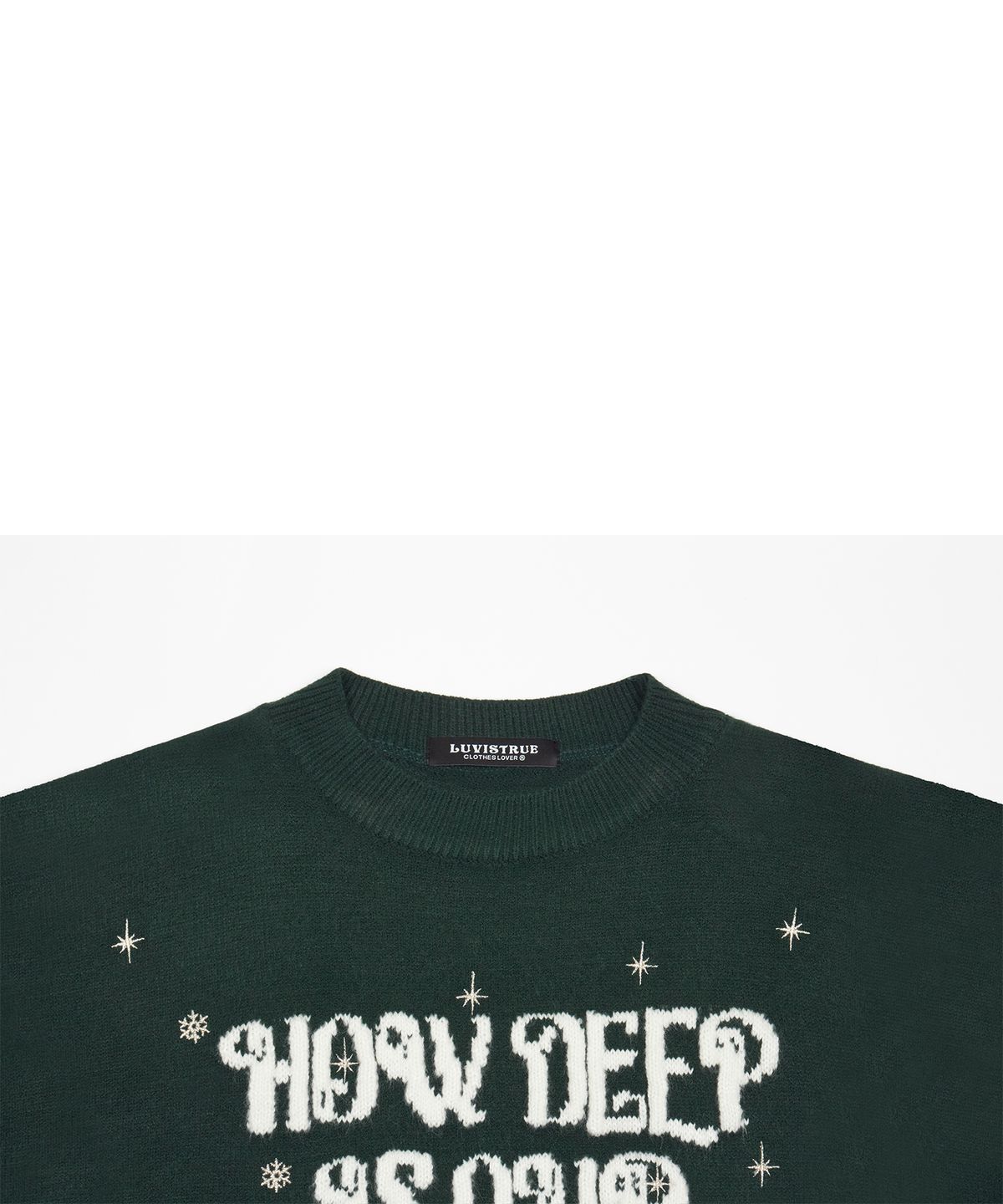 러브이즈트루(LUVISTRUE) XM SHOOTING STAR KNIT(GREEN)