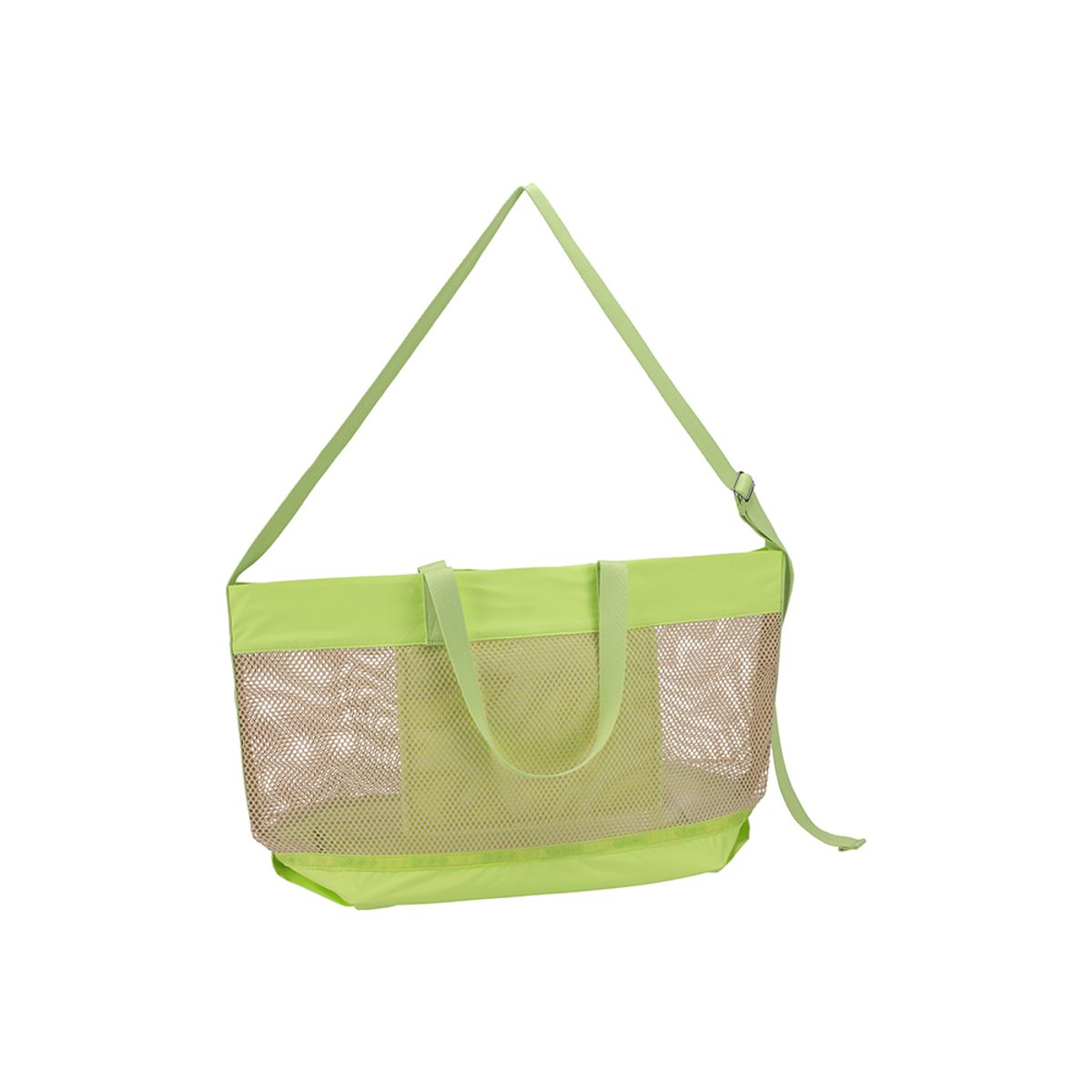 레스포색(LESPORTSAC) 라임 메쉬 미디움 토트백 [1143.L147]