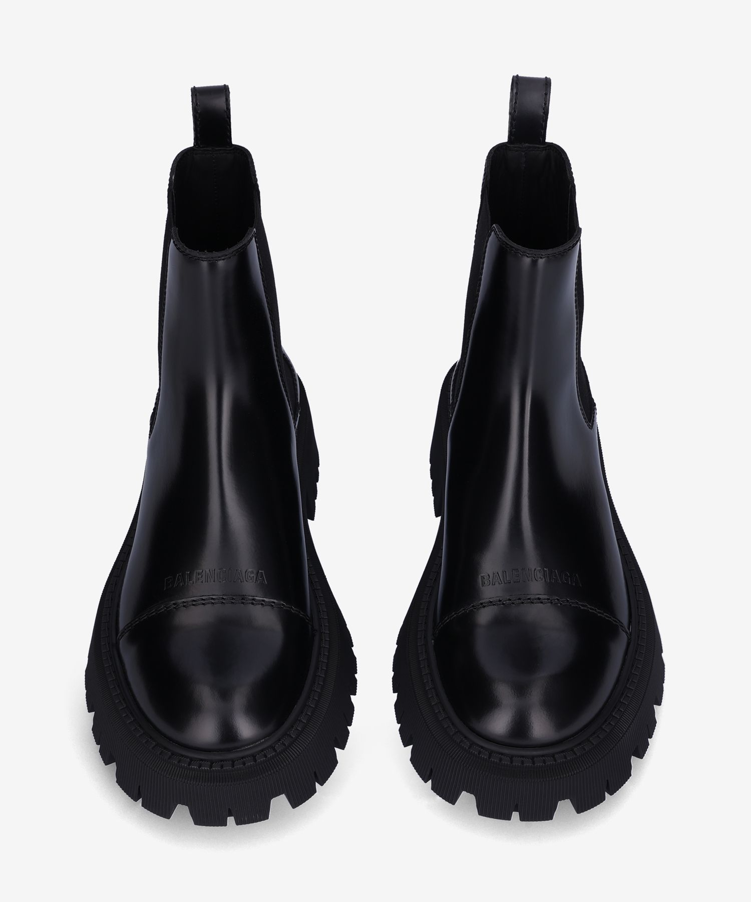 靴 BALENCIAGA Tractor boots 41 Balenciaga Tractor Zip Up Combat Boot Black (Women's