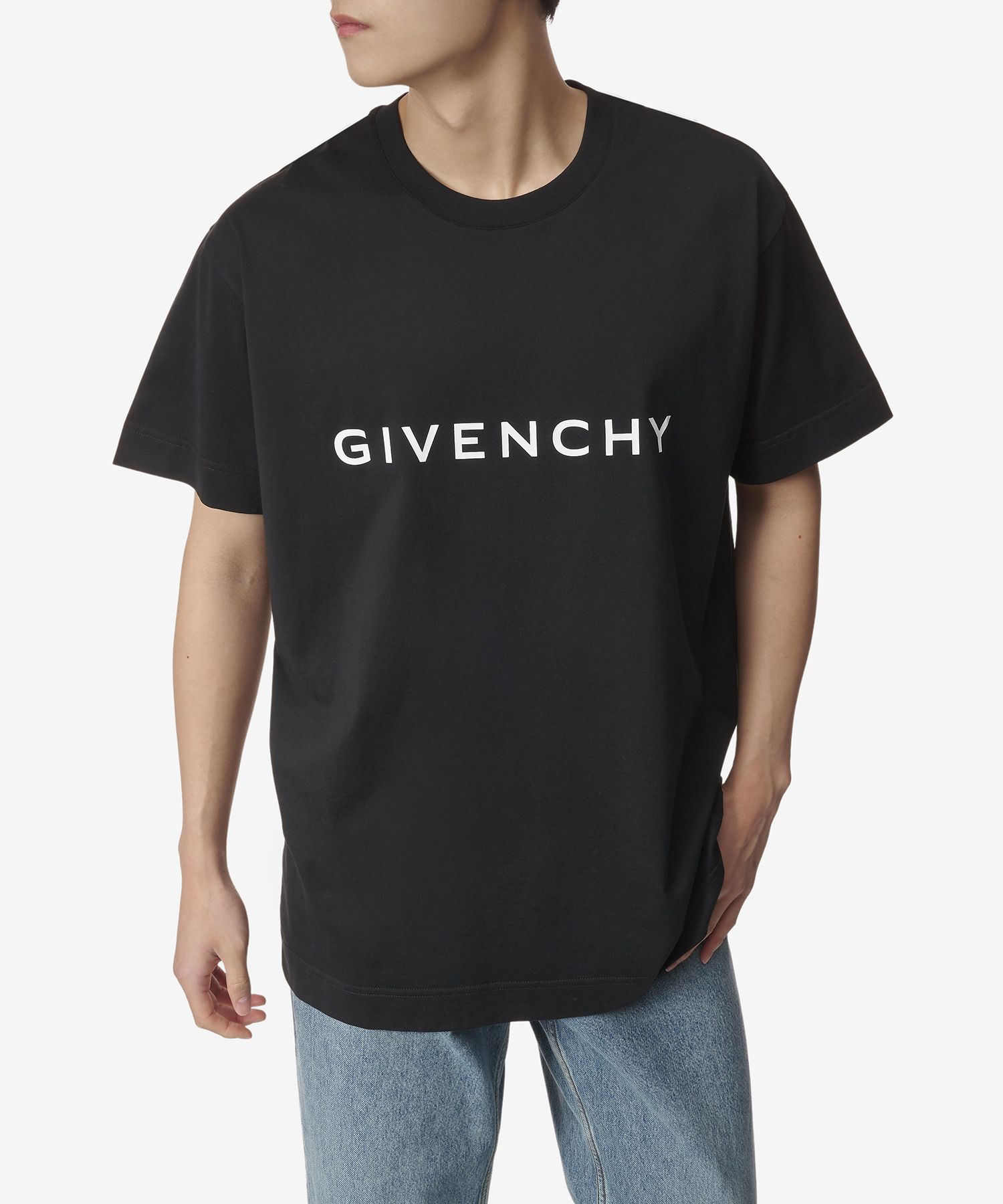 MUSINSA公式 | GIVENCHY Oversized Logo Print Short-sleeved T